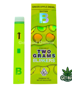 Blinkers 2g disposable green apple diesel